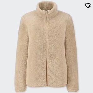 Uniqlo Fluffy Fleece Zip Up / Teddy